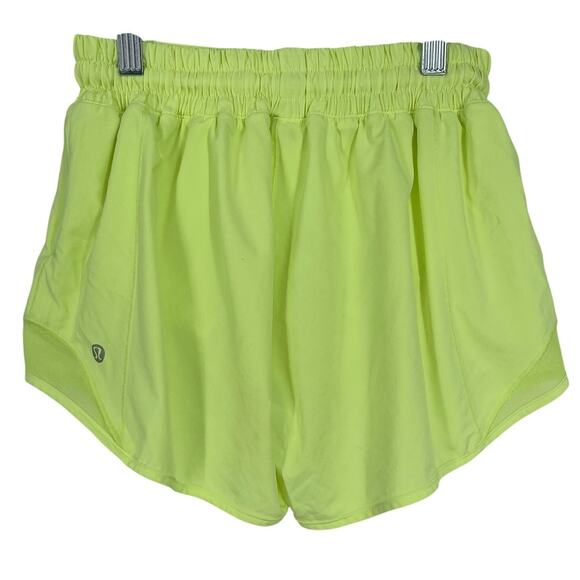 Lululemon Hotty Hot Short II 3.5" Electric Lemon Size 4 - Picture 2 of 11